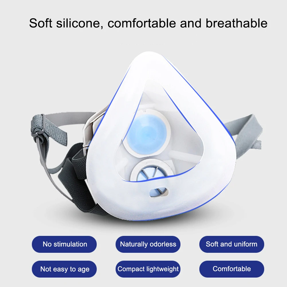 20pcs filter dust mask respirator half face dust mask anti industrial building dust haze safety gas mask
