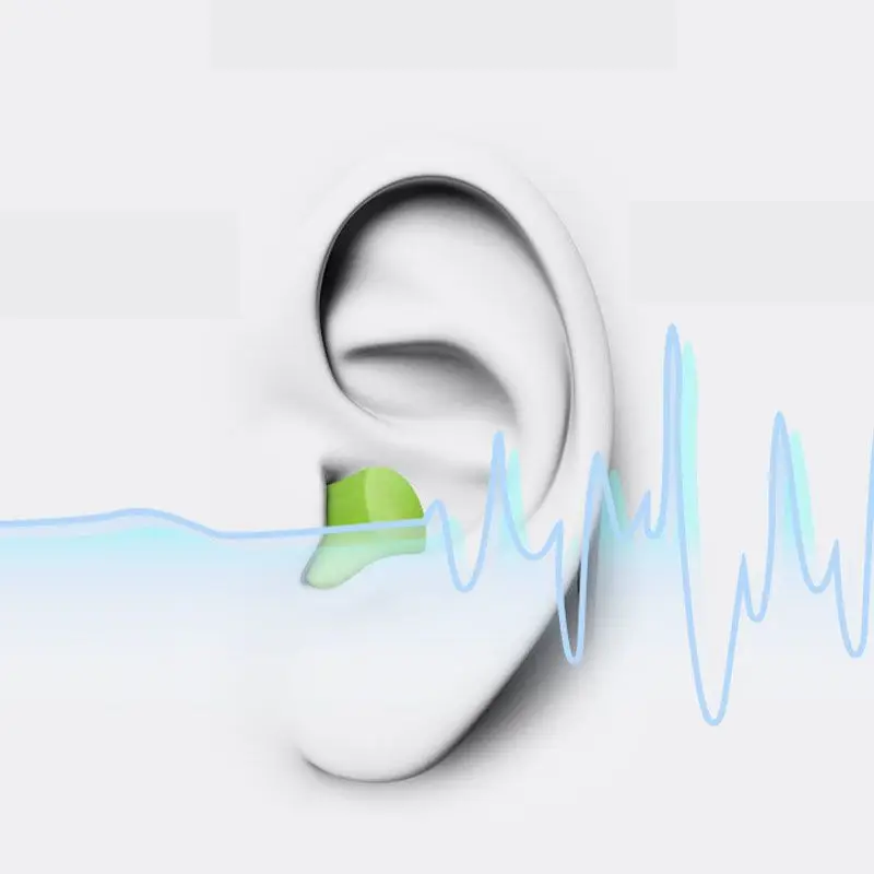 24/60/120Pcs Soft Sponge Earplugs Sleeping Ear Plugs For Sleeping Travel Sleep Noise Reduction Rate 35.5db Sound Insulation
