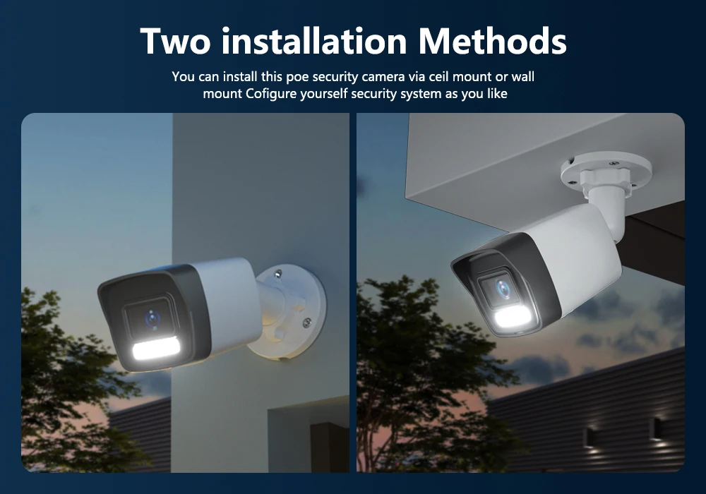 Anpviz AI 8MP 5MP POE IP Camera Bullet Outdoor Smart Dual-Light Color Vu 30m CCTV Video Surveillance Motion Detection 2.0 H.265+