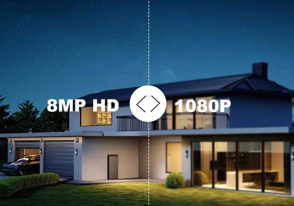Anpviz AI 8MP 5MP POE IP Camera Bullet Outdoor Smart Dual-Light Color Vu 30m CCTV Video Surveillance Motion Detection 2.0 H.265+