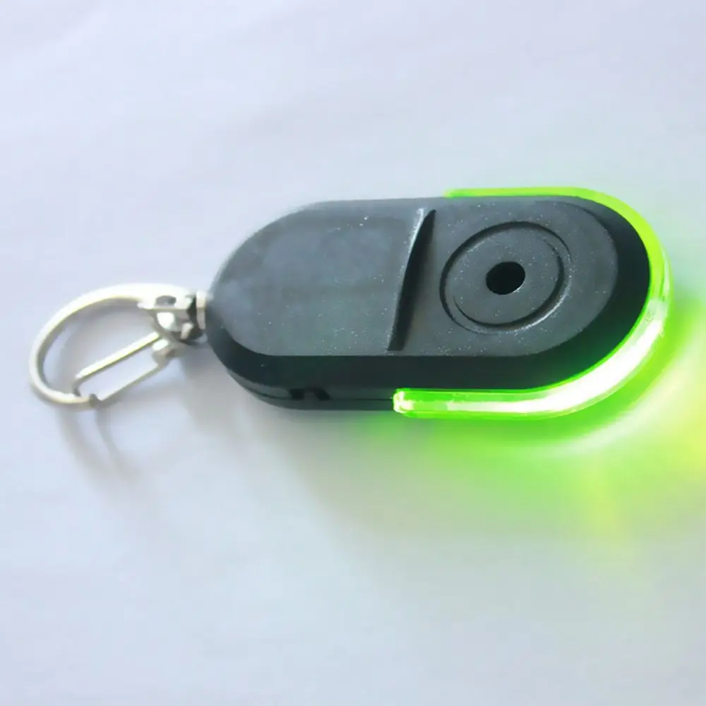 Mini With LED Light Car Key Finder Whistle Sound Locator Keychain Anti-Lost Alarm Key Finder Sensor Key Finder