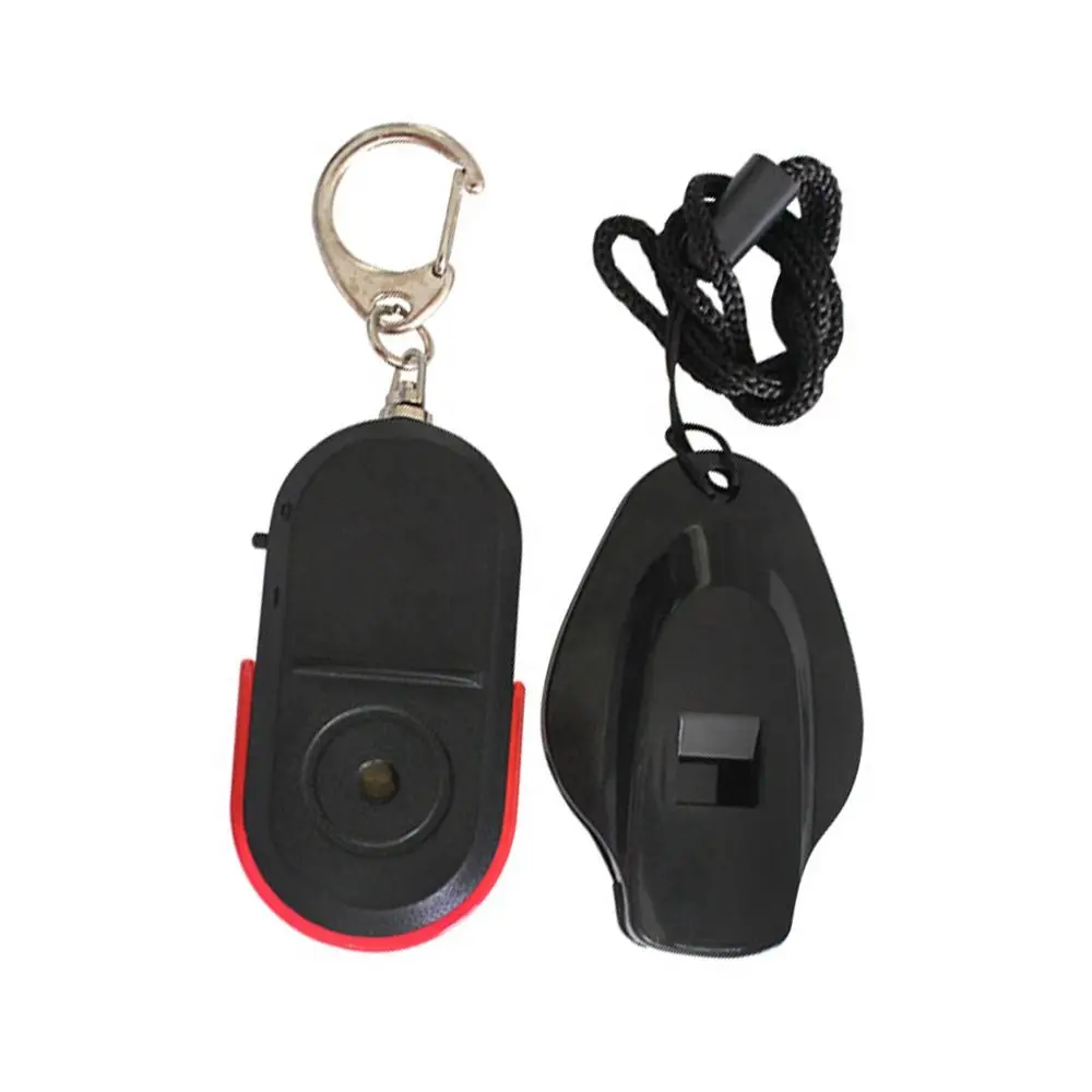 Mini With LED Light Car Key Finder Whistle Sound Locator Keychain Anti-Lost Alarm Key Finder Sensor Key Finder