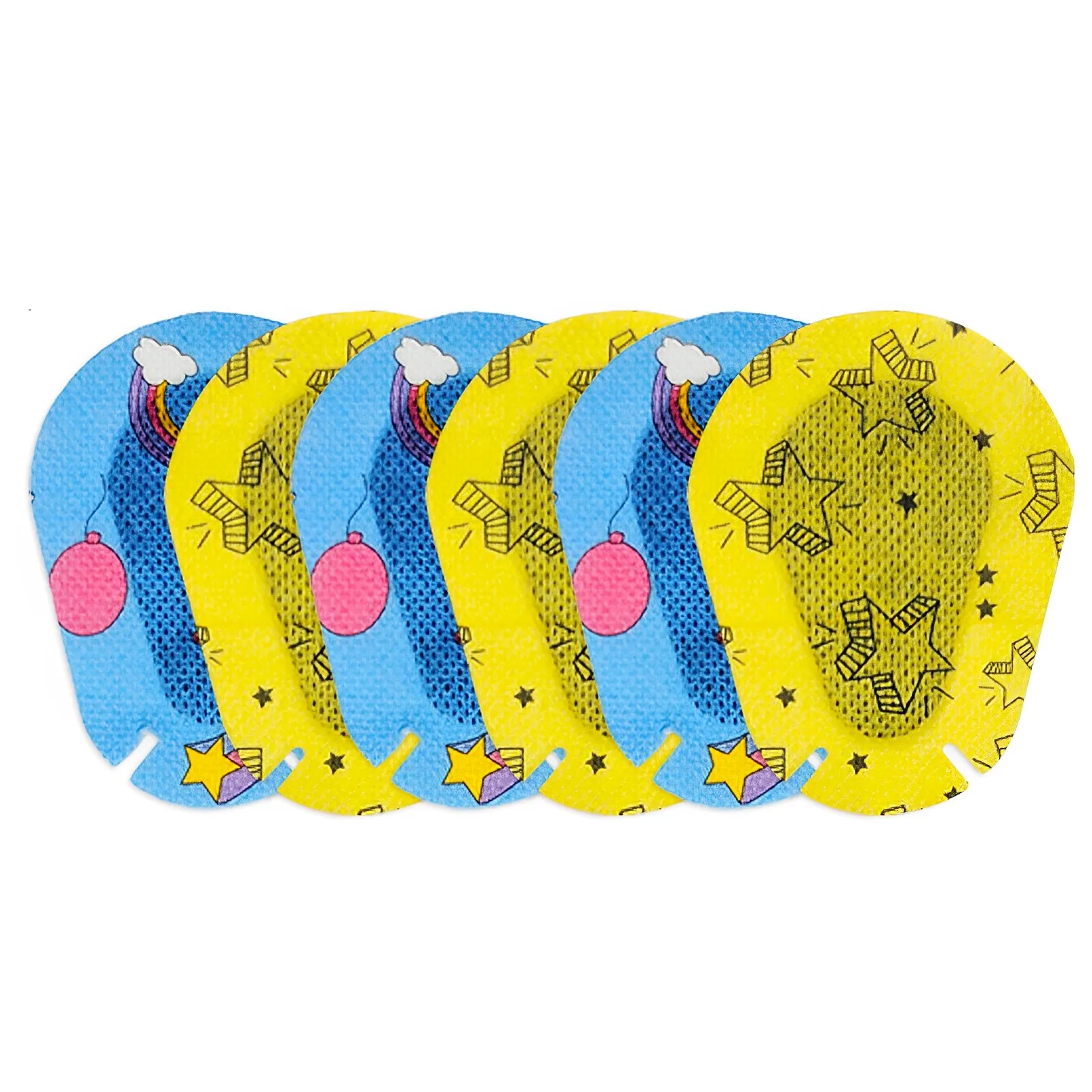 30/60pcs Cartoon Breathable Amblyopia Eye Patch Disposable Medical Sterile Kids Eye Pad Adhesive Bandages First Aid Lazy Eye Hot