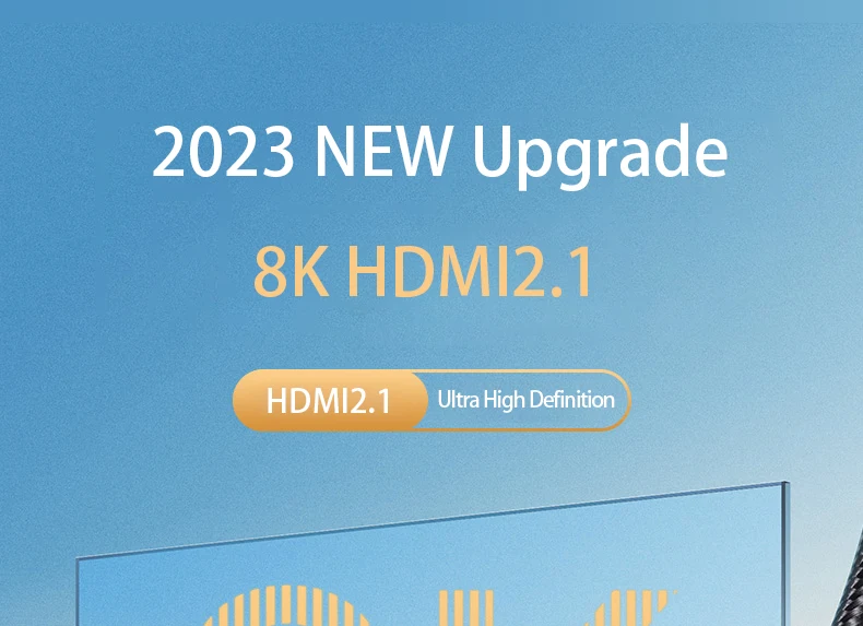 HDMI-Compatible 2.1 Cable Ultra High-speed 8K/60Hz 4K/120Hz For Xiaomi Mi XBox PS5 HDR10+ Dolby Vision 48Gbps HDMI-Compatible 8K