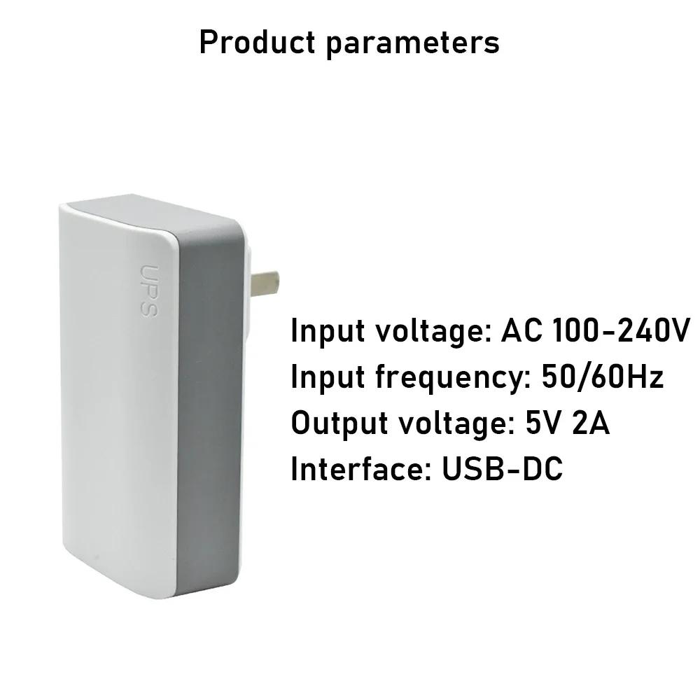 Outdoor UPS Surveillance Power Supply Without Battery, 12V2A CCTV Waterproof Adapter, IP Camera Power Failure Renewal System