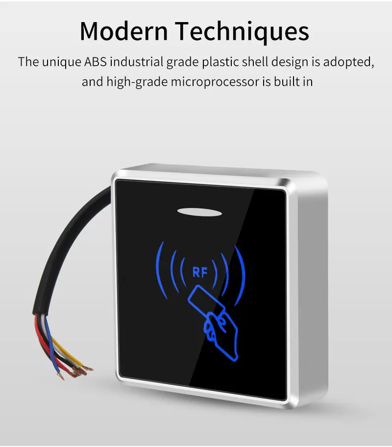 No Relay Anti copy Rfid keypad Card reader Wiegand 26/34 Output Reader For Access Control System Board Anti duplication