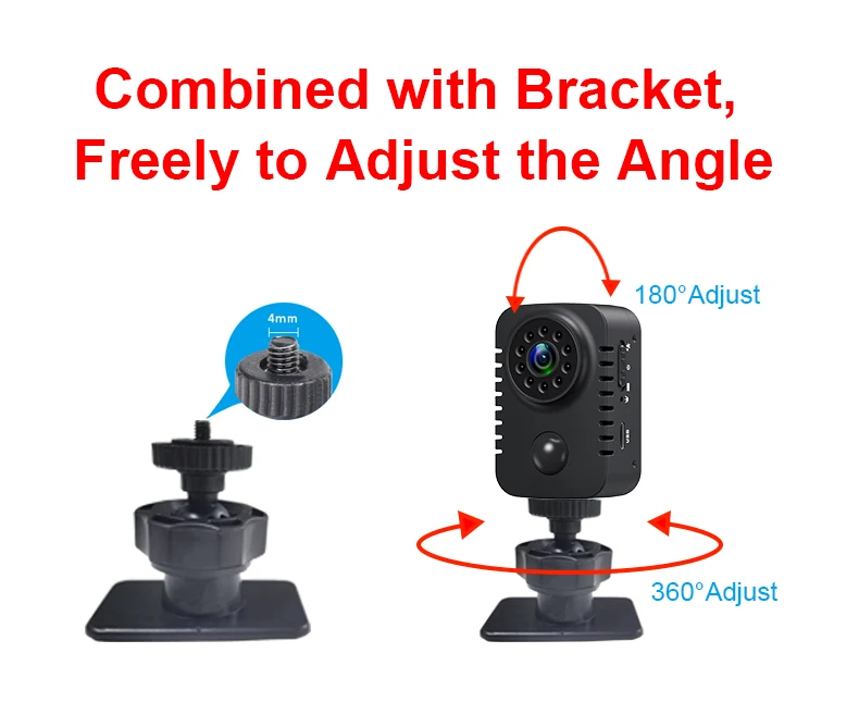 Ynmee MD29 PIR Mini Camera 1080P Full HD Smart Security Pocket Night Vision Camcorder Standby Video Recorder No APP Body Cams