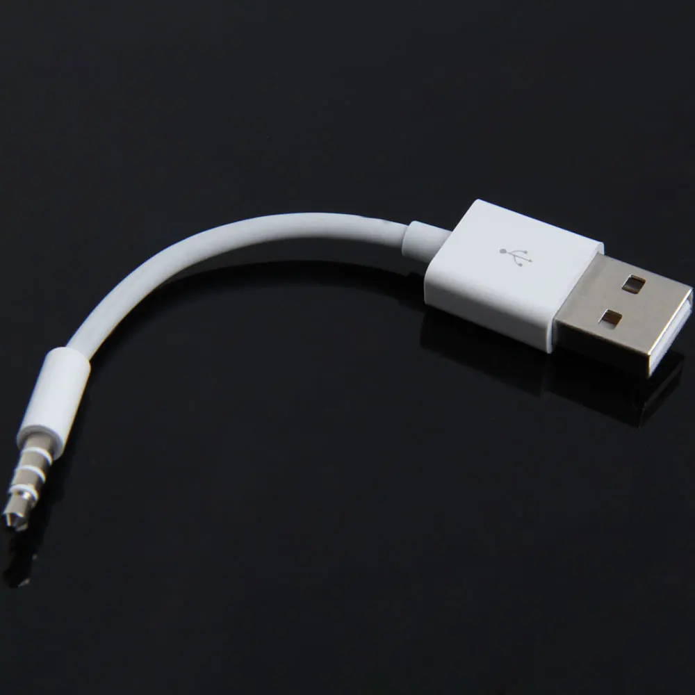 1/2/5pcs Charger Data USB 3.5mm Sync Audio Cable for iPod Shuffle 3rd 4th Gen