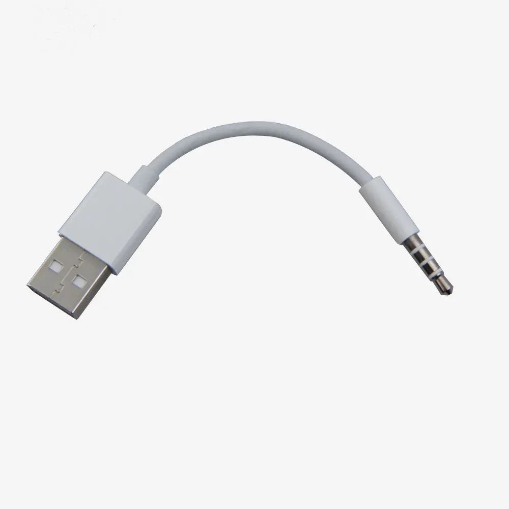 1/2/5pcs Charger Data USB 3.5mm Sync Audio Cable for iPod Shuffle 3rd 4th Gen