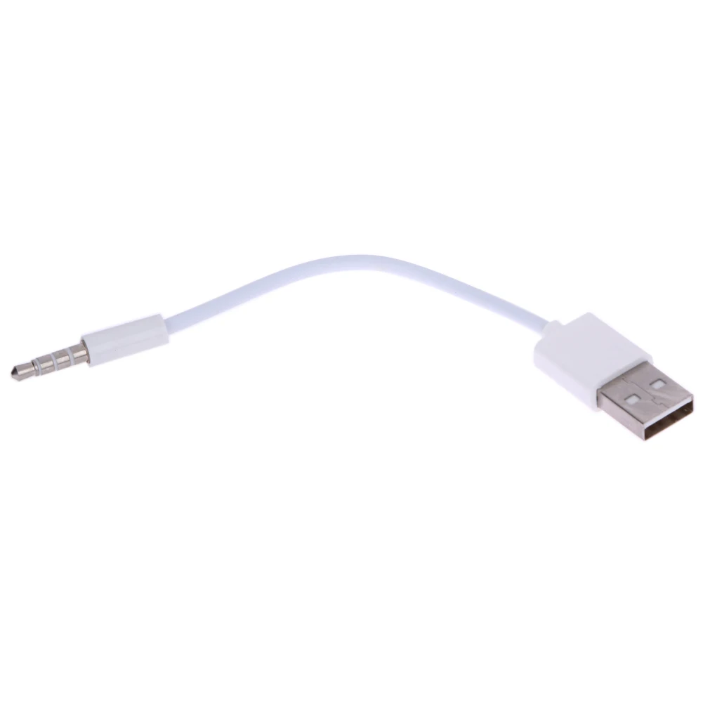 1/2/5pcs Charger Data USB 3.5mm Sync Audio Cable for iPod Shuffle 3rd 4th Gen
