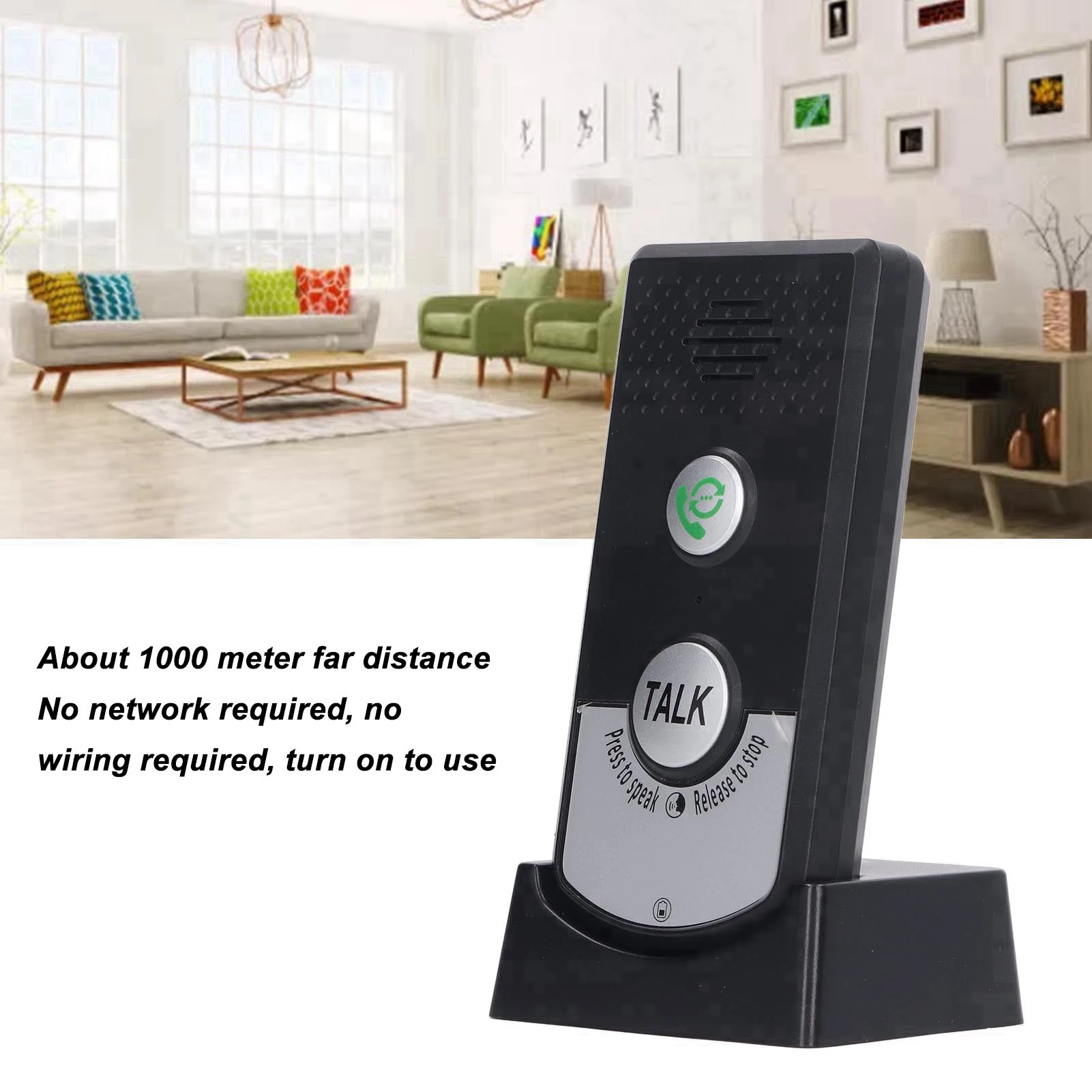 2 Way Voice Intercom Super Long Range Wireless Intercomunicador Waterproof Intercom Doorbell System Unit