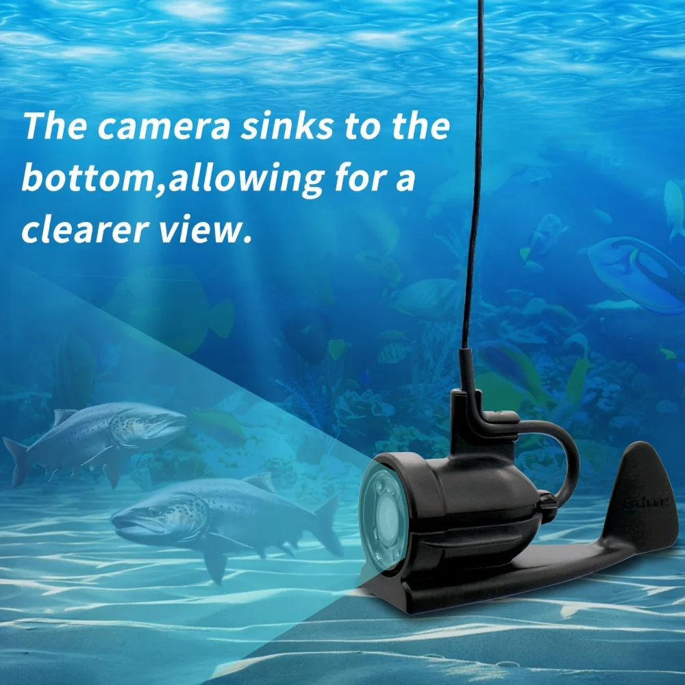 Erchang F431B Underwater Fishing Camera With 4x Digital Zoom 4.3 Inch 4000mAh 15m Infrared Winter Fisherman Camera For Fishing