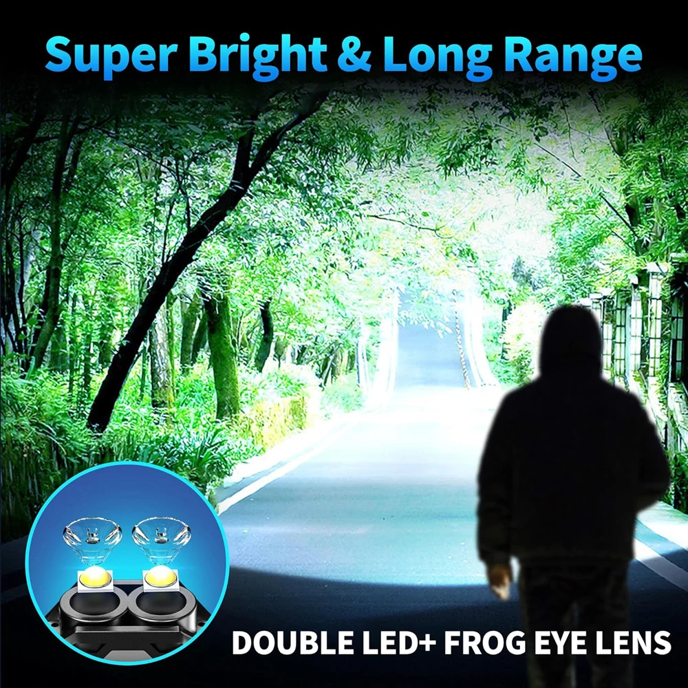 Powerful Pocket Torch Light Magnetic Flashlight Super Bright LED Multifunctional Linterna COB LED EDC Mini Keychain Flashlight