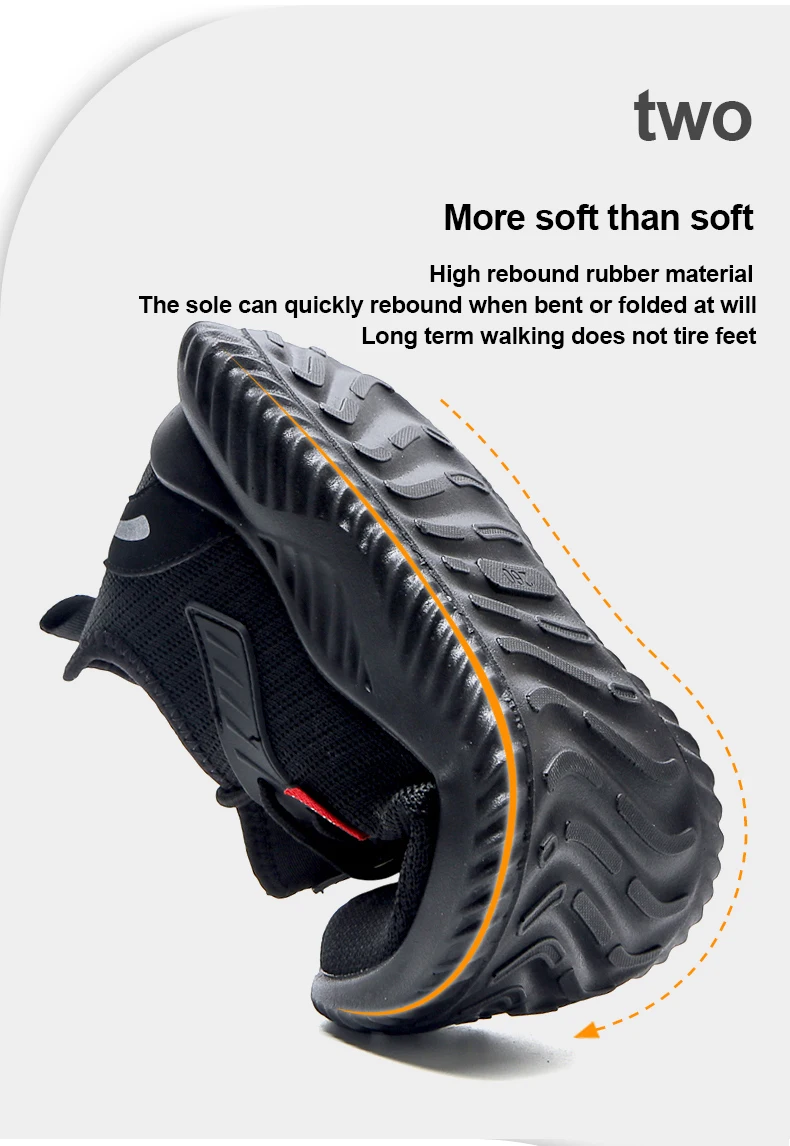 Work Sneakers Steel Toe Shoes Men Safety Shoes Puncture-Proof Work Shoes Boots Fashion Indestructible Footwear Security