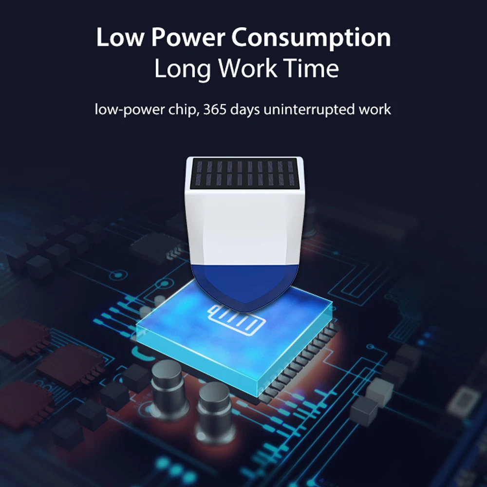 Tuya Smart For Zigbee/Wifi Siren Alarm Waterproof Outdoor With Solar And USB Power Supply Optional 95dB Remote Control