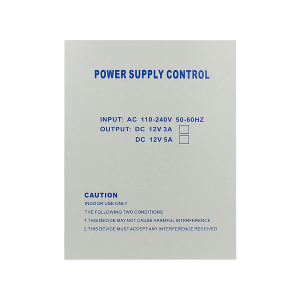 DC12V 5A 50W Door Access Control System Switch Power Supply AC 110~240V Door Access Control Power Supply K80 TA208CK TA209CK