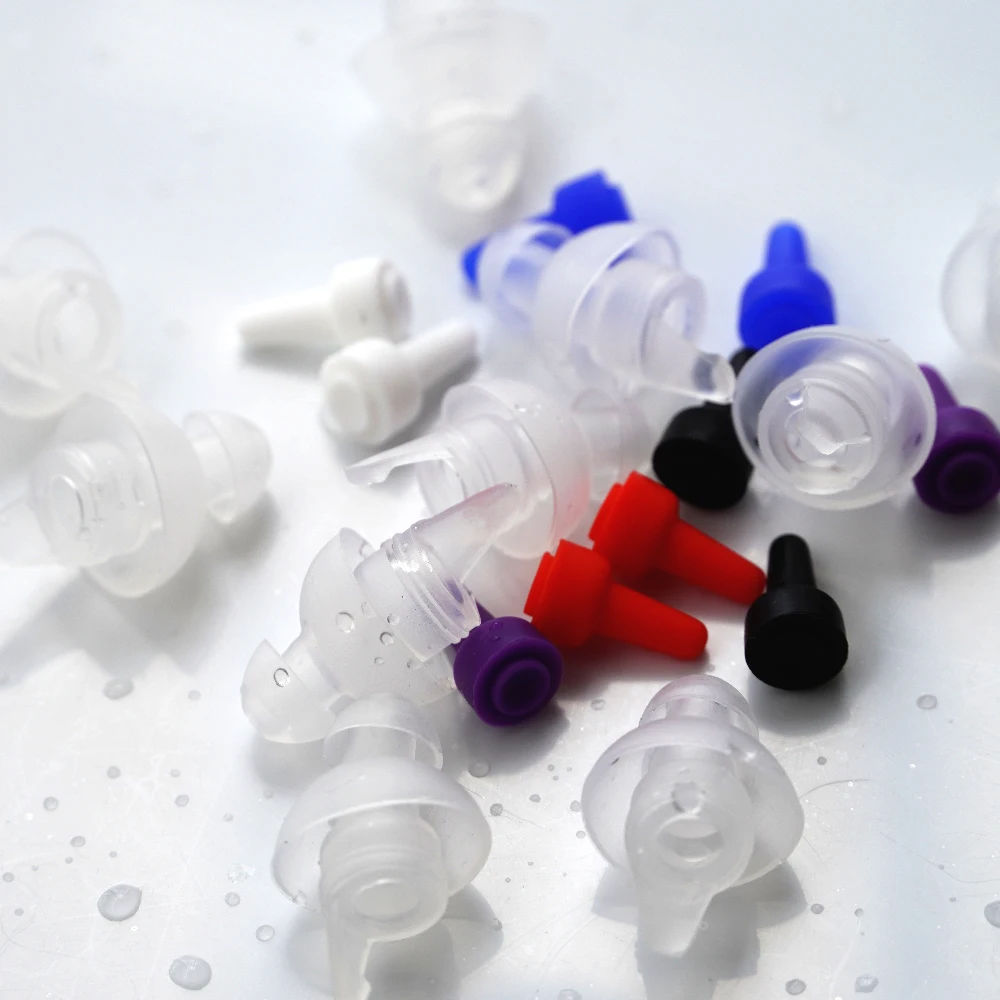 Reusable High Fidelity Concert Silicone Ear Plugs for Noise Cancelling Musicians Motorcycles Sleeping Work, Study, Swim
