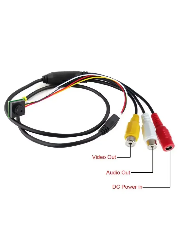 New TV Video Camera mini Lens AV Camera Small mini size 12x12mm 700TVL CMOS Color CCTV Home Security Surveillance
