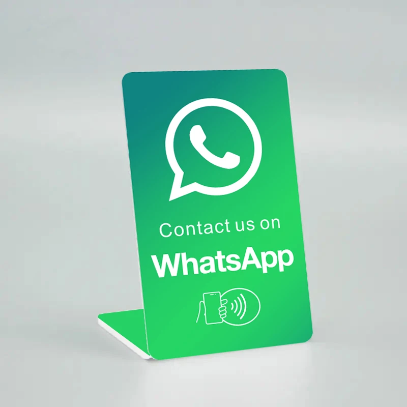 Instagram NFC Stand Display for Google Review Facebook Whatsapp Social Mediea APP
