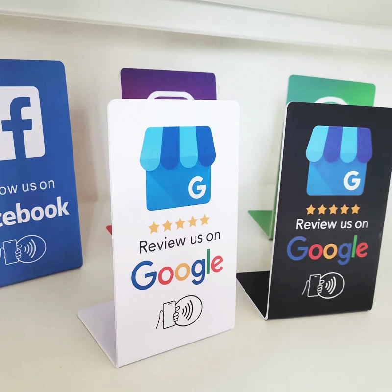 Instagram NFC Stand Display for Google Review Facebook Whatsapp Social Mediea APP