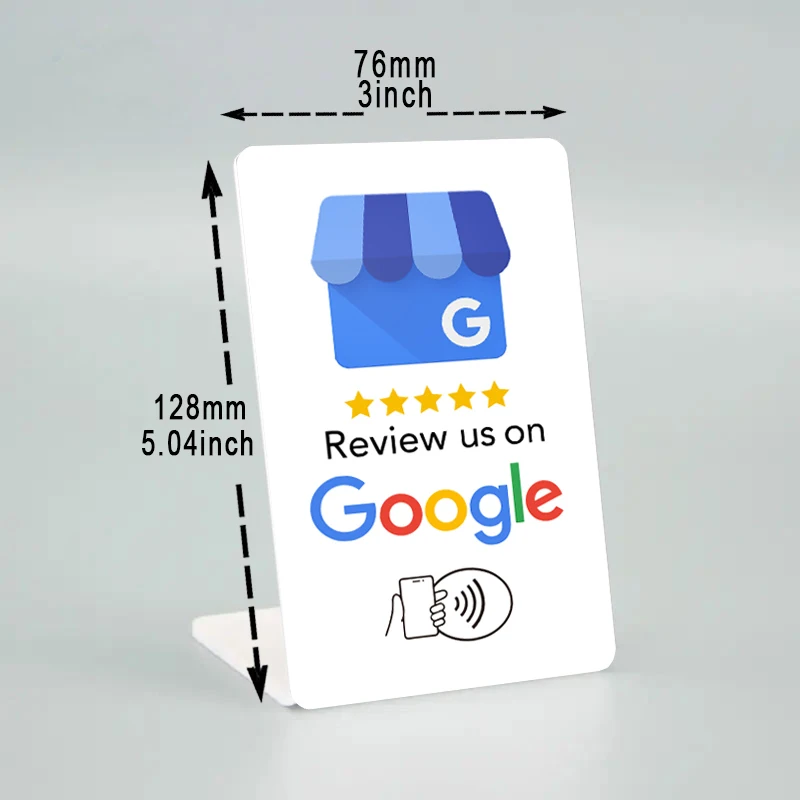 Instagram NFC Stand Display for Google Review Facebook Whatsapp Social Mediea APP