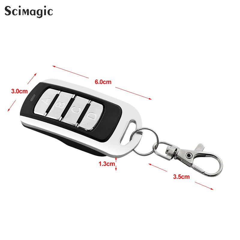 Clone VDS Remote Control VDS ECO-R / TRQ P Garage Door Remote Control 433.92MHz Garage Door Opener Handheld Wireless Transmitter