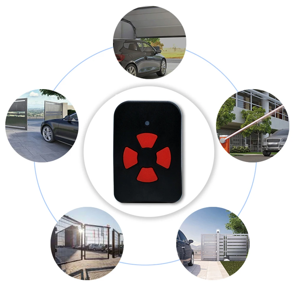 Clone VDS Remote Control VDS ECO-R / TRQ P Garage Door Remote Control 433.92MHz Garage Door Opener Handheld Wireless Transmitter