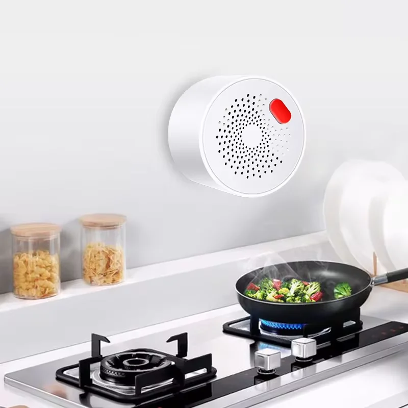 Smart Gas Monitoring, Real-Time Detection, Safeguard Your Home, Tuya Zigbee Gas Detector, Compatible With Alexa And Google Home.