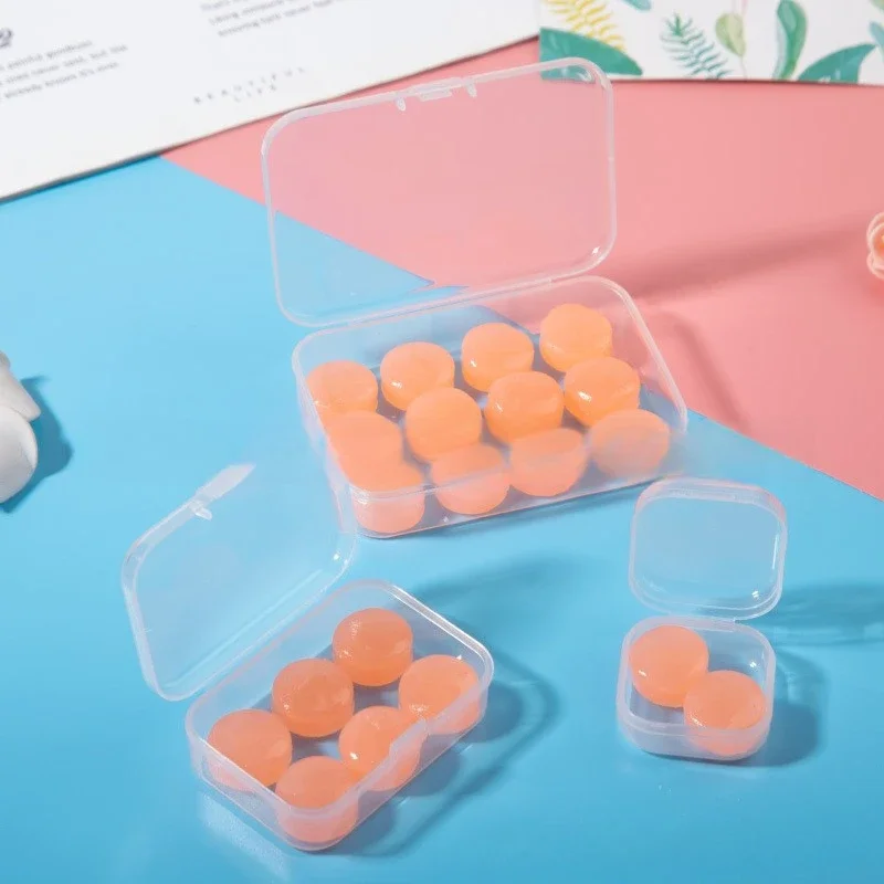 Upgraded silicone earplugs 2.5g swimming waterproof noise-reducing sleep 2 pieces 6 pieces 12 pieces