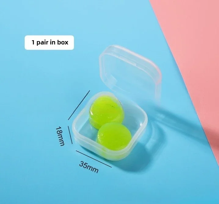 Upgraded silicone earplugs 2.5g swimming waterproof noise-reducing sleep 2 pieces 6 pieces 12 pieces