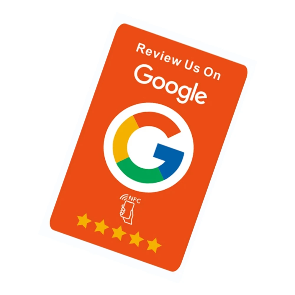 1Pc Reusable Review Tap Card Google Reviews Tap NFC Card Review Us on Google Tap Card Enhances SEO Saves Time User-Friendly