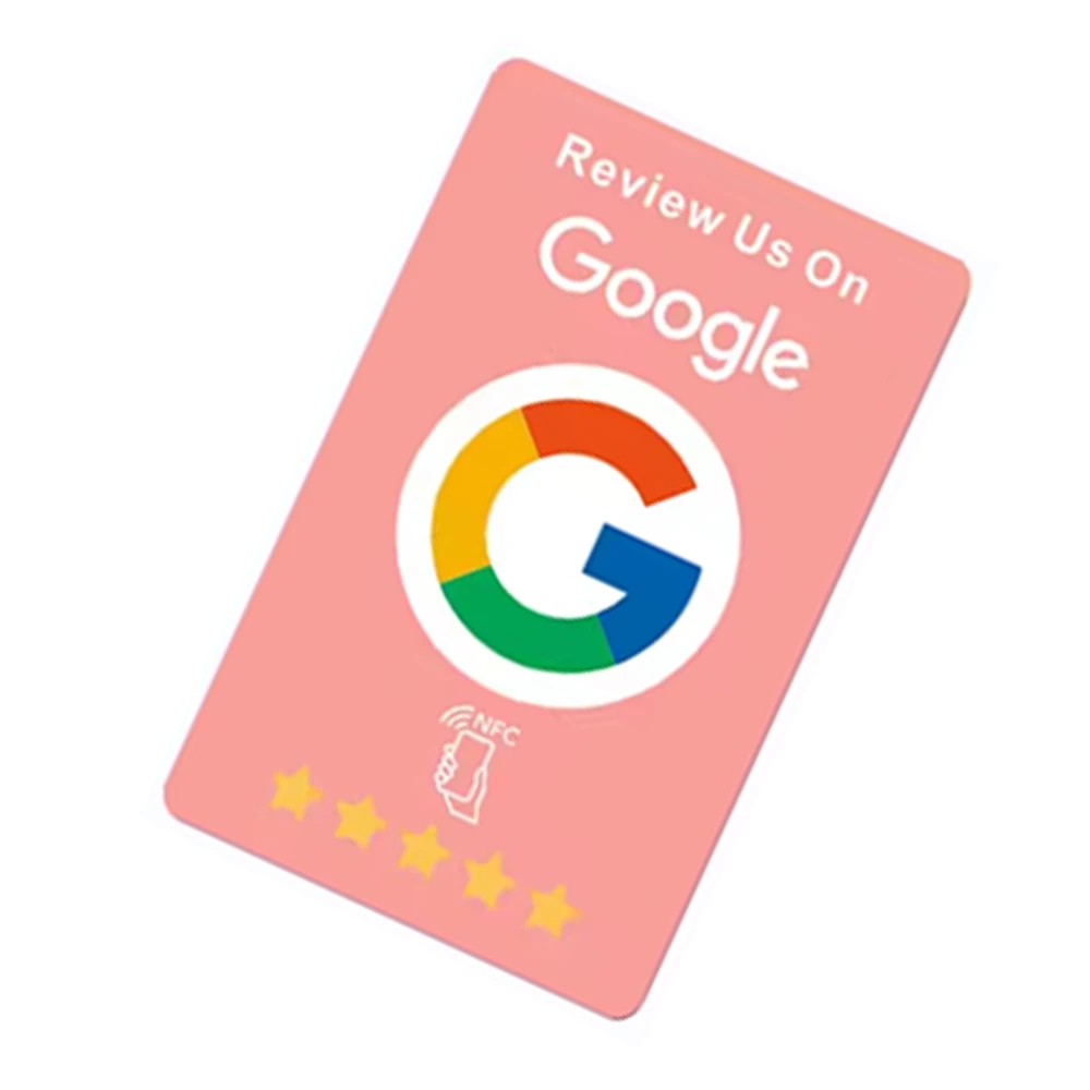 1Pc Reusable Review Tap Card Google Reviews Tap NFC Card Review Us on Google Tap Card Enhances SEO Saves Time User-Friendly