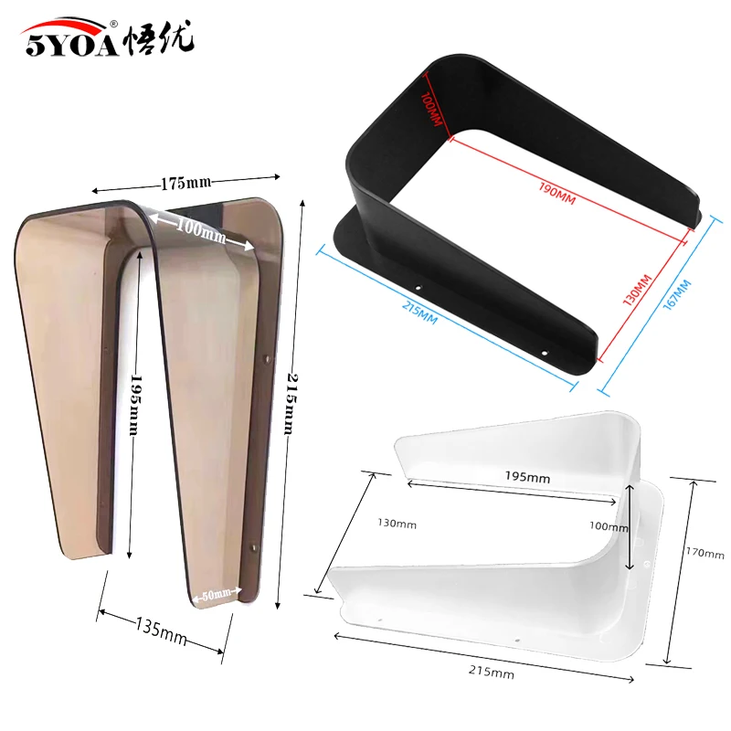 Outdoor Rainproof Cover Waterproof Case Plastic Rain Protector Protection Access Control Keypad Doorbell Card Reader Sun Shell