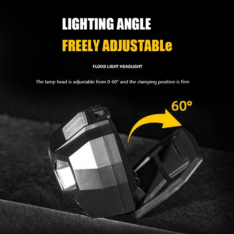 JOAXOR Tactical FAST MICH Helmet Light Signal Light Sensor Headlamp USB Charging Waterproof Light Hunting Fishing Headlight