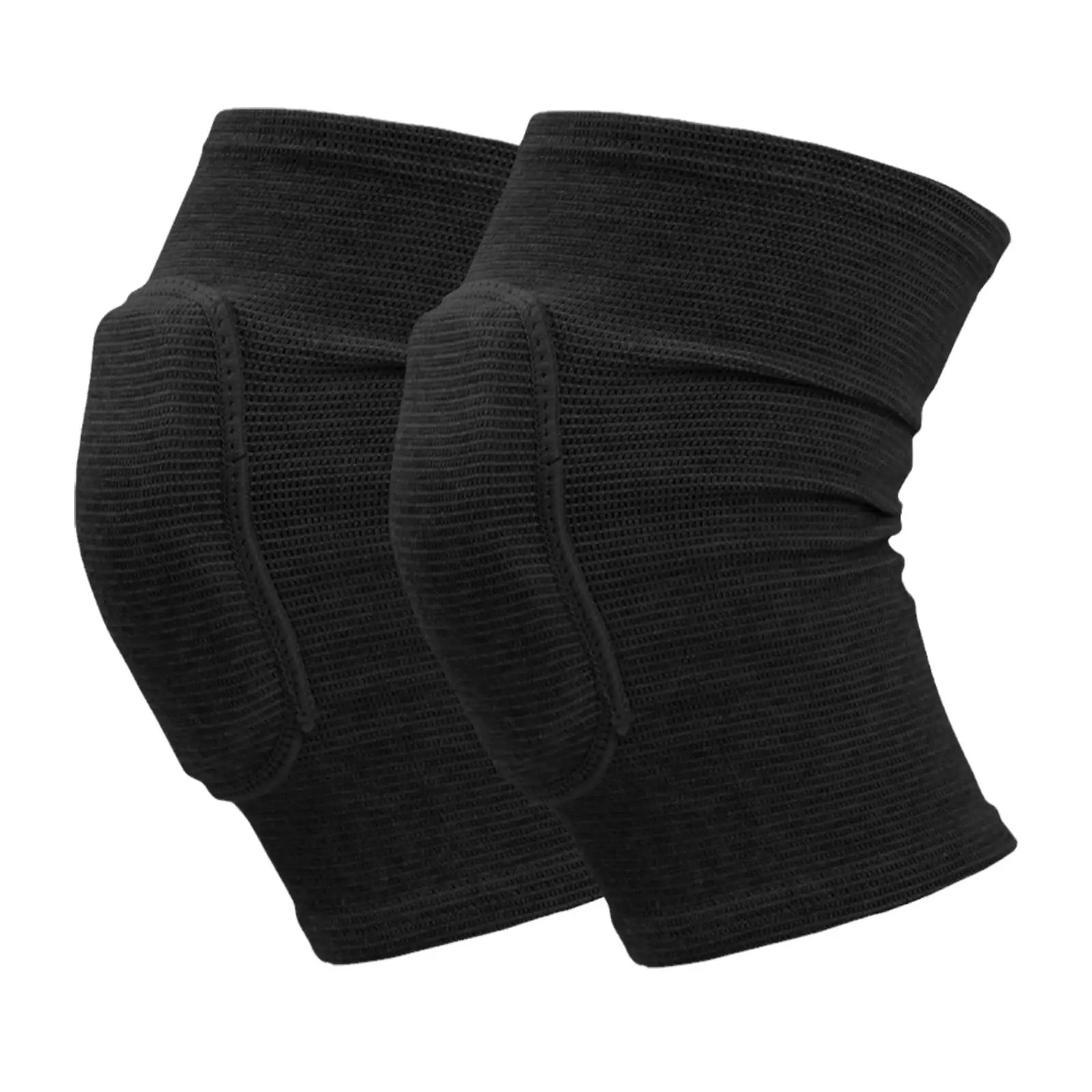 1 Pair Sports Compression Knee Pads Elastic Knee Protector Thickened Sponge Knees Brace Support For Dancing Workout Training