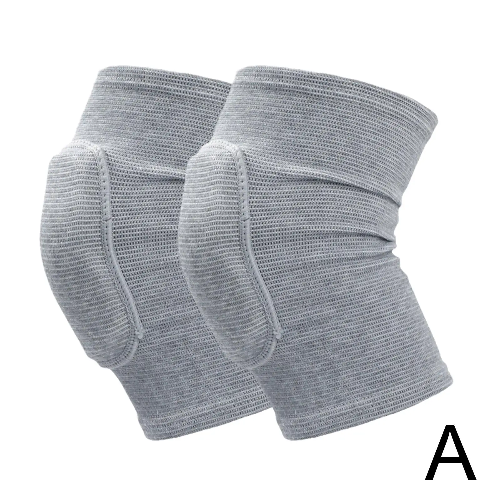1 Pair Sports Compression Knee Pads Elastic Knee Protector Thickened Sponge Knees Brace Support For Dancing Workout Training