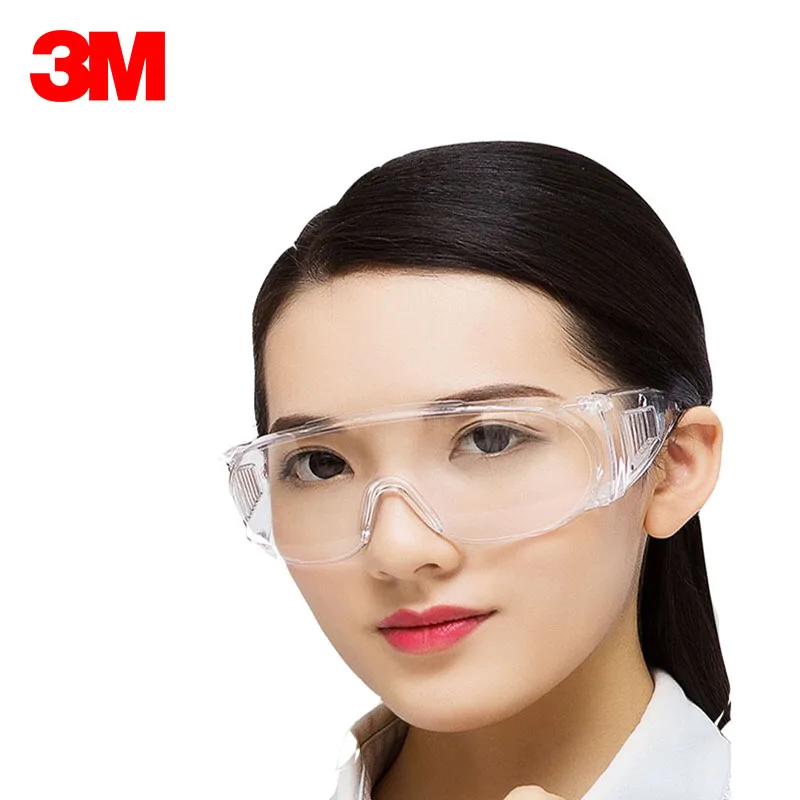 3M 1611HC Protective Glasses Genuine Security Safety Glasses Anti-Shock Anti-Scratch Flat Light Goggles