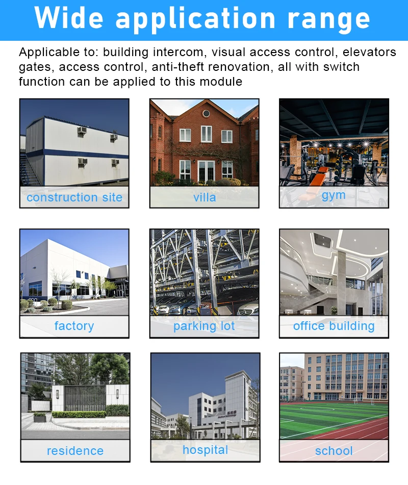 125Khz/13.56Mhz Proximity Rfid Reader Access Control PCB Board intercom module Embedded Access Control module 15000 user