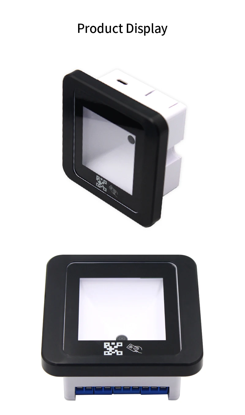 QR Code RFID Reader 125khz EM 13.56mhz MF Access Card Reader Scanner USB/Wiegand/RS232/485 2D QRCode BarCode Scanner