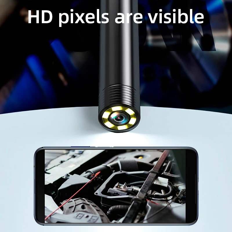 Type-c Android USB Endoscope Camera 7.0mm Soft Cable PC Android Phone Endoscope Pipe Type C Endoscope Inspection Mini Camera