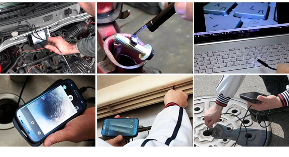 Type-c Android USB Endoscope Camera 7.0mm Soft Cable PC Android Phone Endoscope Pipe Type C Endoscope Inspection Mini Camera