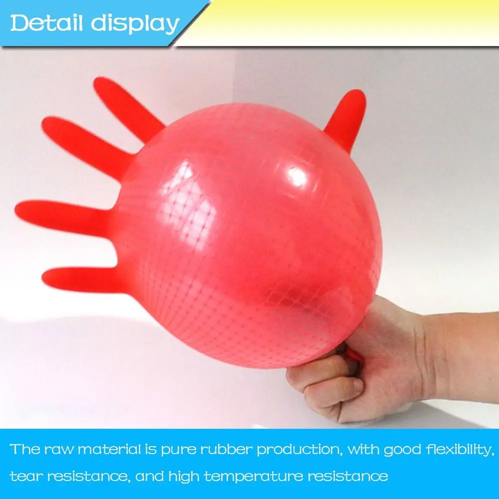 New Thickening 26CM Kids Work Gloves Rubber Red Yellow Blue Child Househeld Gloves Sleeveless Cleaning Gloves Washing Dishes