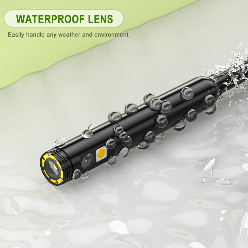 Industrial Endoscope 4.3'' IPS Screen Autofocus Camera HD1080P Single Dual Triple Lens USB Probe Car Inspection Borescope LEDs
