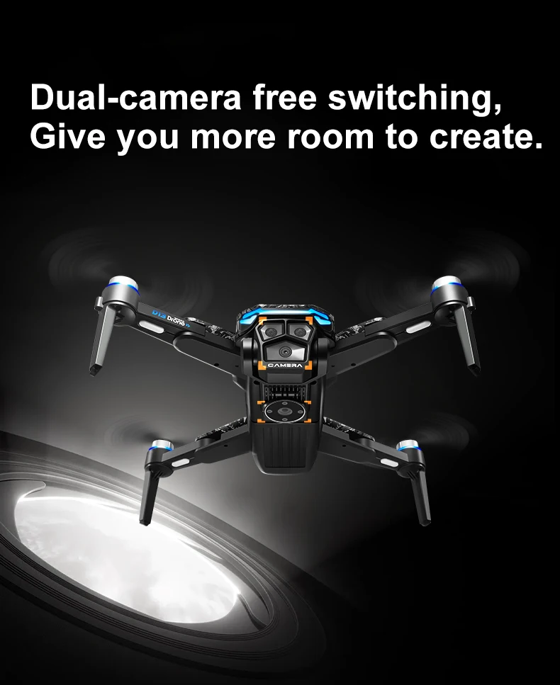 OnePlus D13 GPS Drone 8K Triple-Camera HD Optical Flow Intelligent Obstacle Avoidance Brushless Screen Remote Control Drone