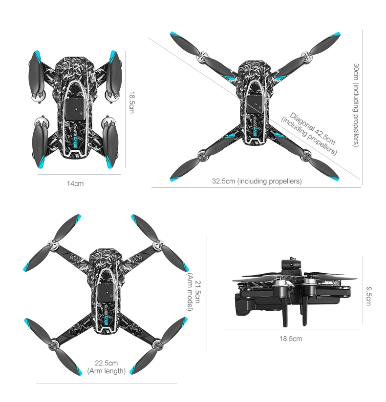 OnePlus D13 GPS Drone 8K Triple-Camera HD Optical Flow Intelligent Obstacle Avoidance Brushless Screen Remote Control Drone
