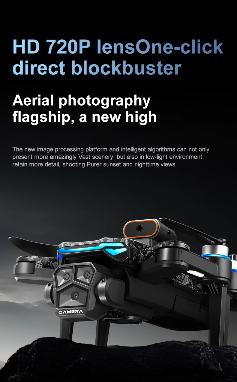 OnePlus D13 GPS Drone 8K Triple-Camera HD Optical Flow Intelligent Obstacle Avoidance Brushless Screen Remote Control Drone