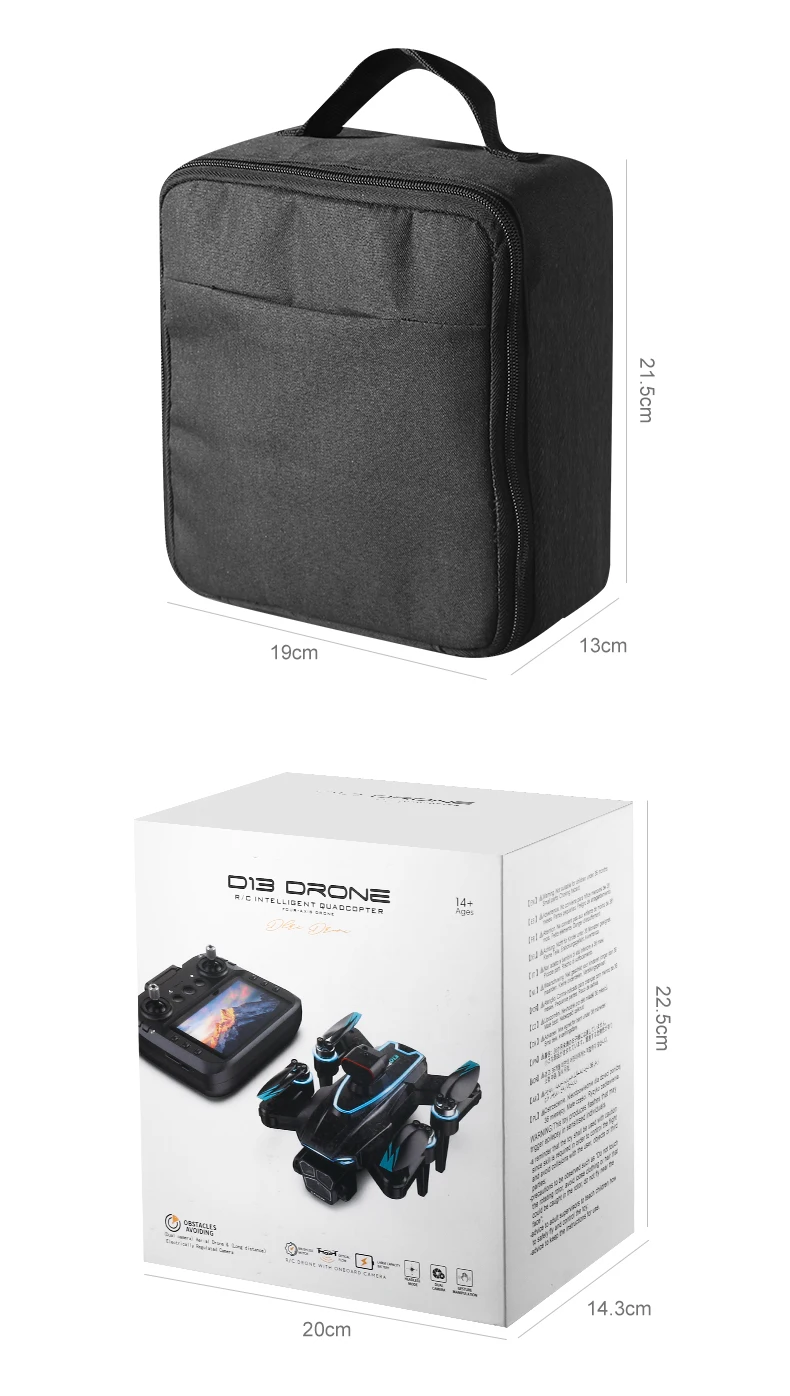 OnePlus D13 GPS Drone 8K Triple-Camera HD Optical Flow Intelligent Obstacle Avoidance Brushless Screen Remote Control Drone
