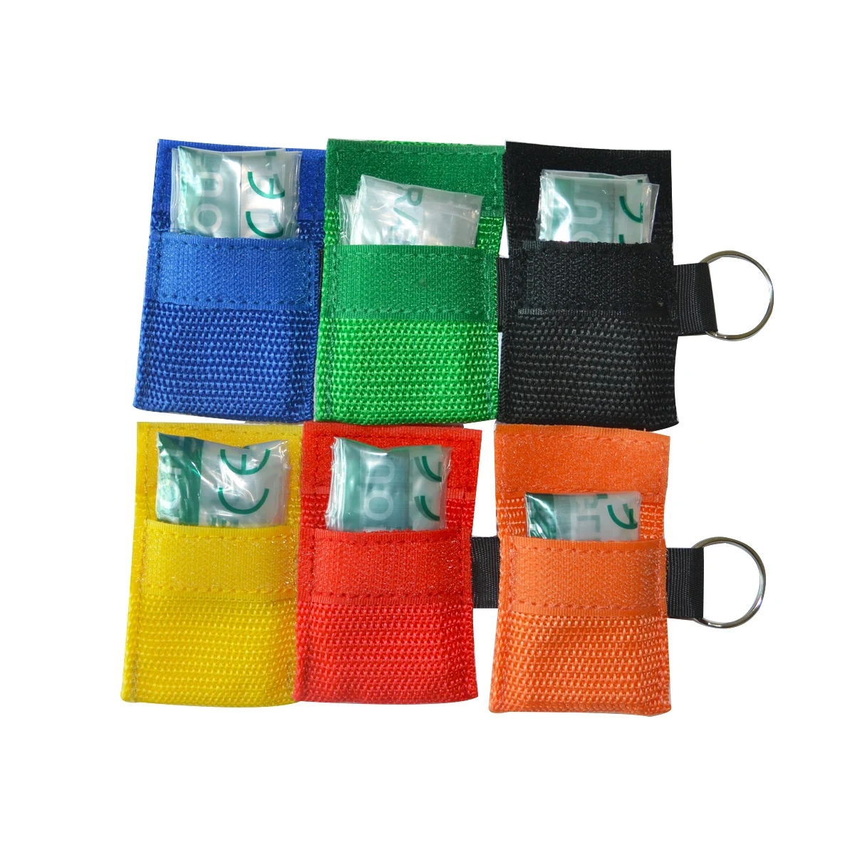 Keychain First Aid Emergency Face Shield CPR Mask Professional Outdoor Rescue Health Care Tools Jetting Resuscitator Mask