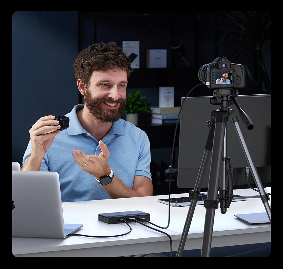 UGREEN HDMI 4K60Hz Video Capture Card HDMI to USB/Type-C Video Grabber Box for Computer Camera Live Stream Record Meeting