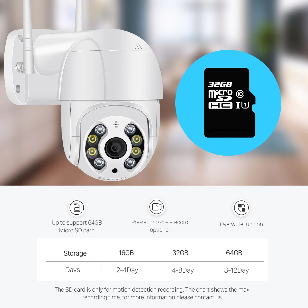 BESDER 4K 8MP 5MP Ultra HD PTZ WiFi IP Camera AI Human Detection 1080P UHD Audio IP Camera Auto Tracking P2P Video Surveillance